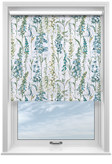 Cecelia, Blue Bird - Twist&Fit Roller Blind